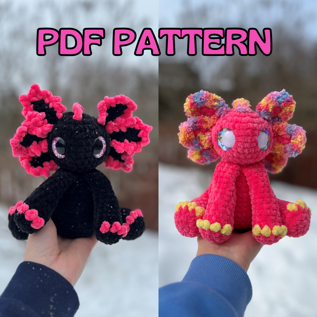 Allie the Axolotl (PDF Pattern)
