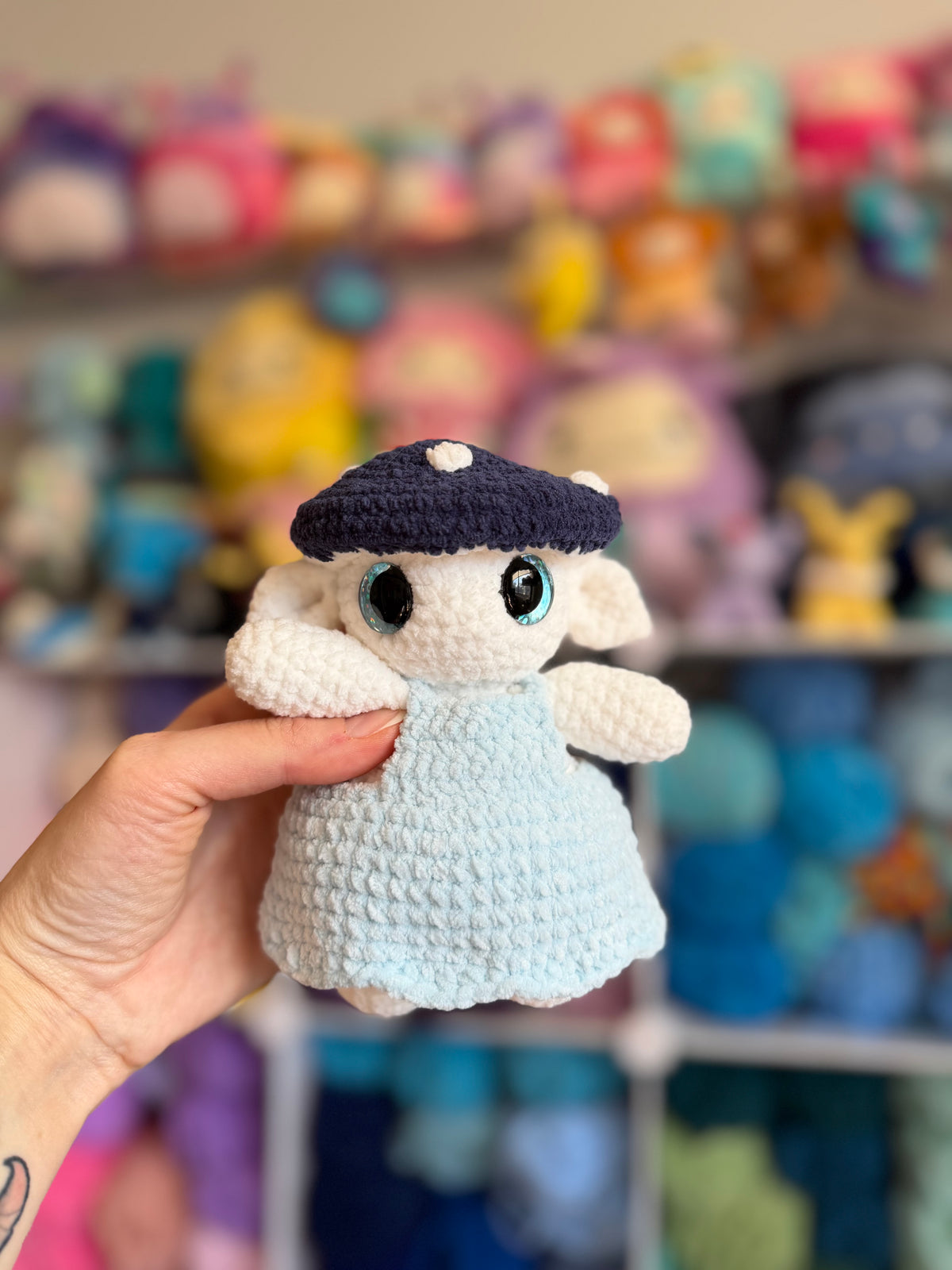 Button the Chubby Mushroom (PDF Pattern)