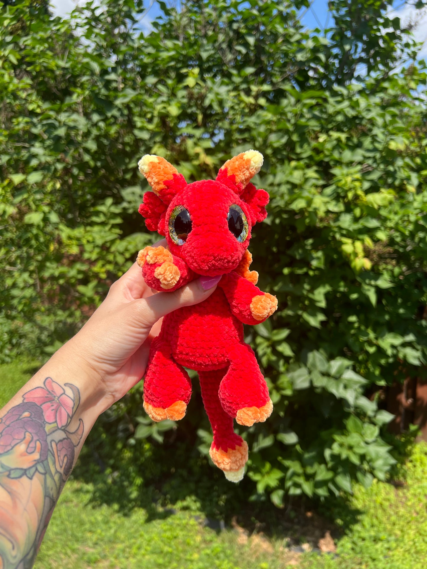 Ember the Fire Dragon (PDF Pattern)