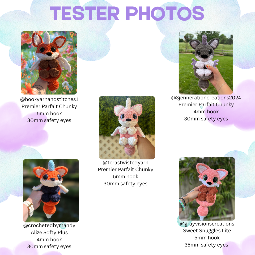 Pandora the Mythical Pup (PDF Pattern)