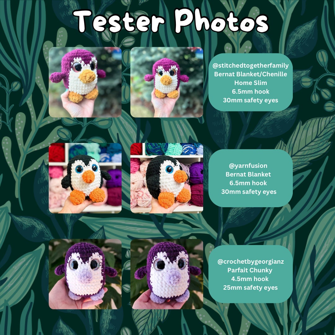 Chubby Buddies Bird Pack (PDF Pattern Bundle)