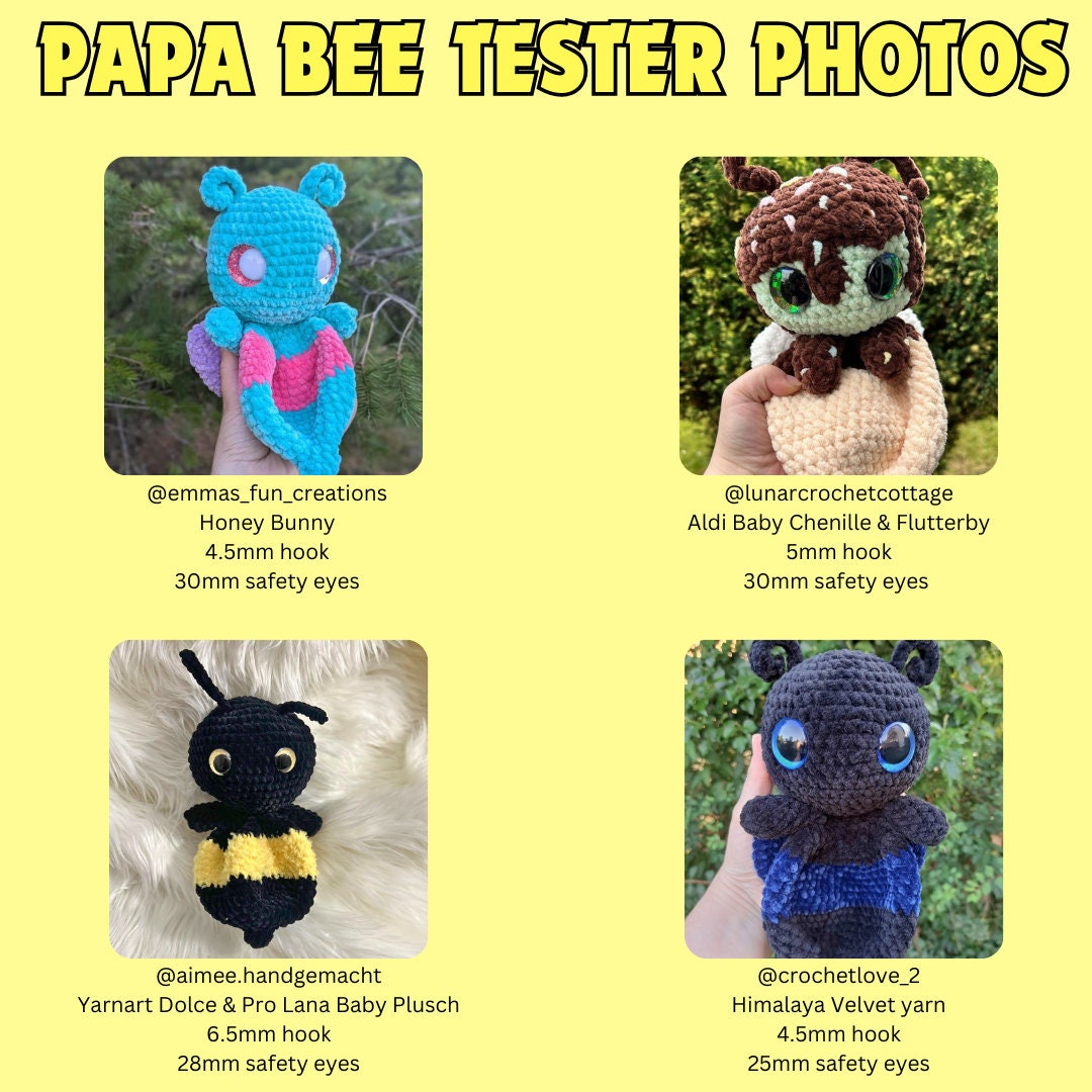 The Bumble Bunch Snugglers 3-in-1 Pattern Bundle