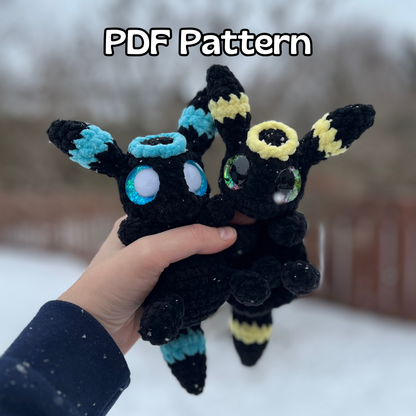 Moonlight the Dark Fox (PDF Pattern)