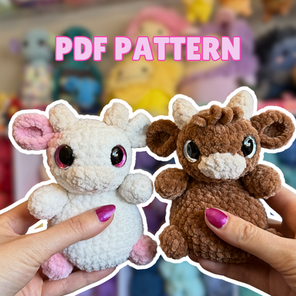 Daisy the Cow - Squishy Beans (PDF Pattern)