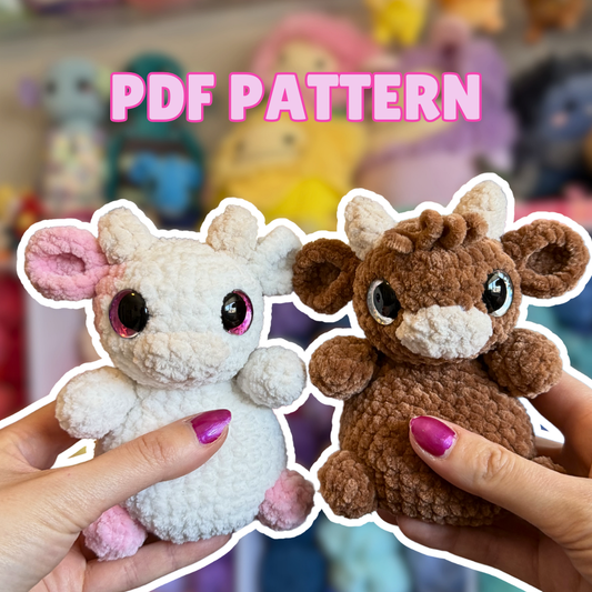 Daisy the Cow - Squishy Beans (PDF Pattern)