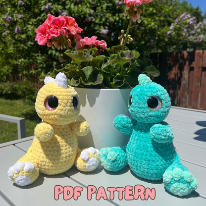 Daisy the Flower Dino (PDF Pattern)