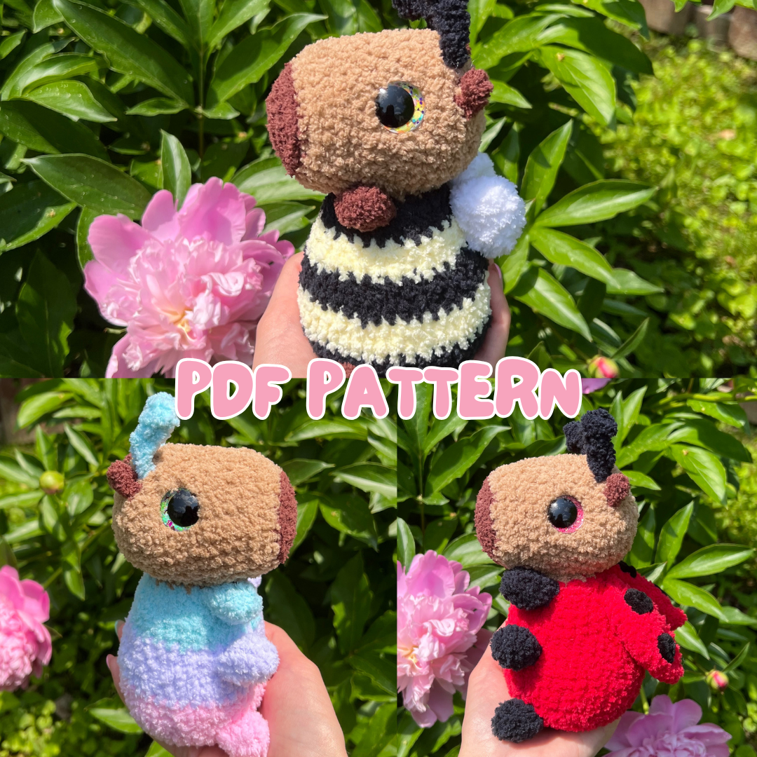 Camie the Capybara - Bug Bundle (PDF Pattern)