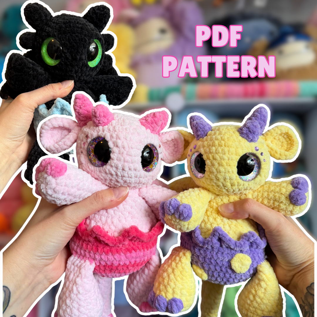 Shelly the Egg Dragon (PDF Pattern)