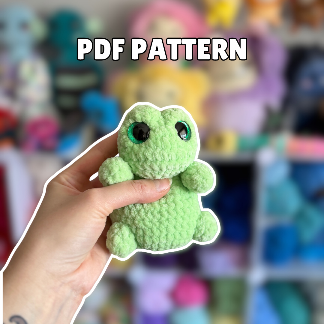 Hoppy the Frog - Squishy Beans (PDF Pattern)