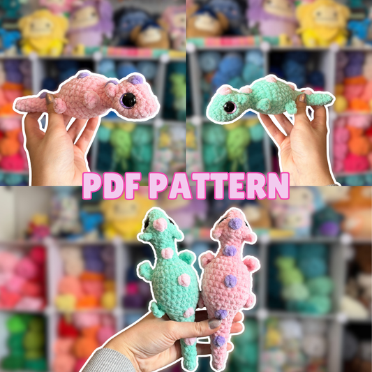 Lumi the Teeny Loch Ness Monster (PDF Pattern)