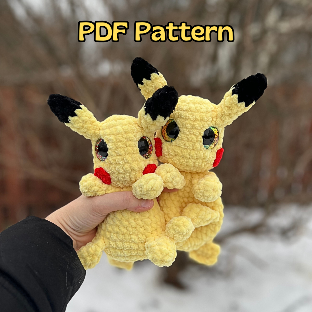 Bolt the Electric Mouse (PDF Pattern)