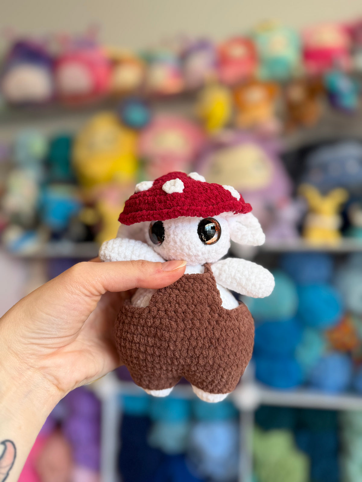 Button the Chubby Mushroom (PDF Pattern)