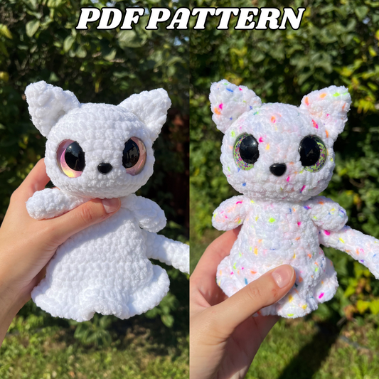 Callie the Ghost Kitty (PDF Pattern)