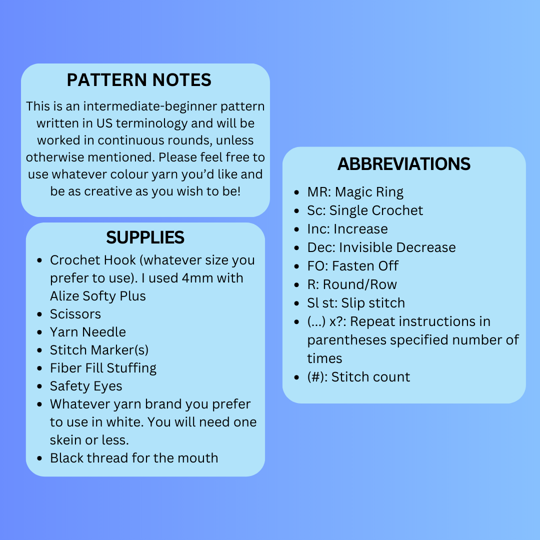 Chubby Robot (PDF Pattern)