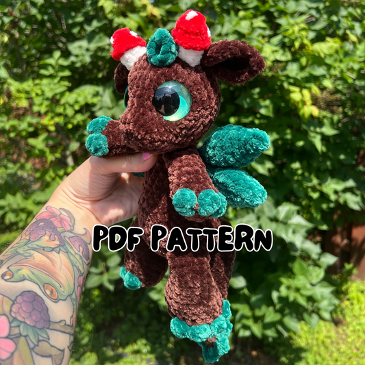 Ivy the Earth Dragon (PDF Pattern)