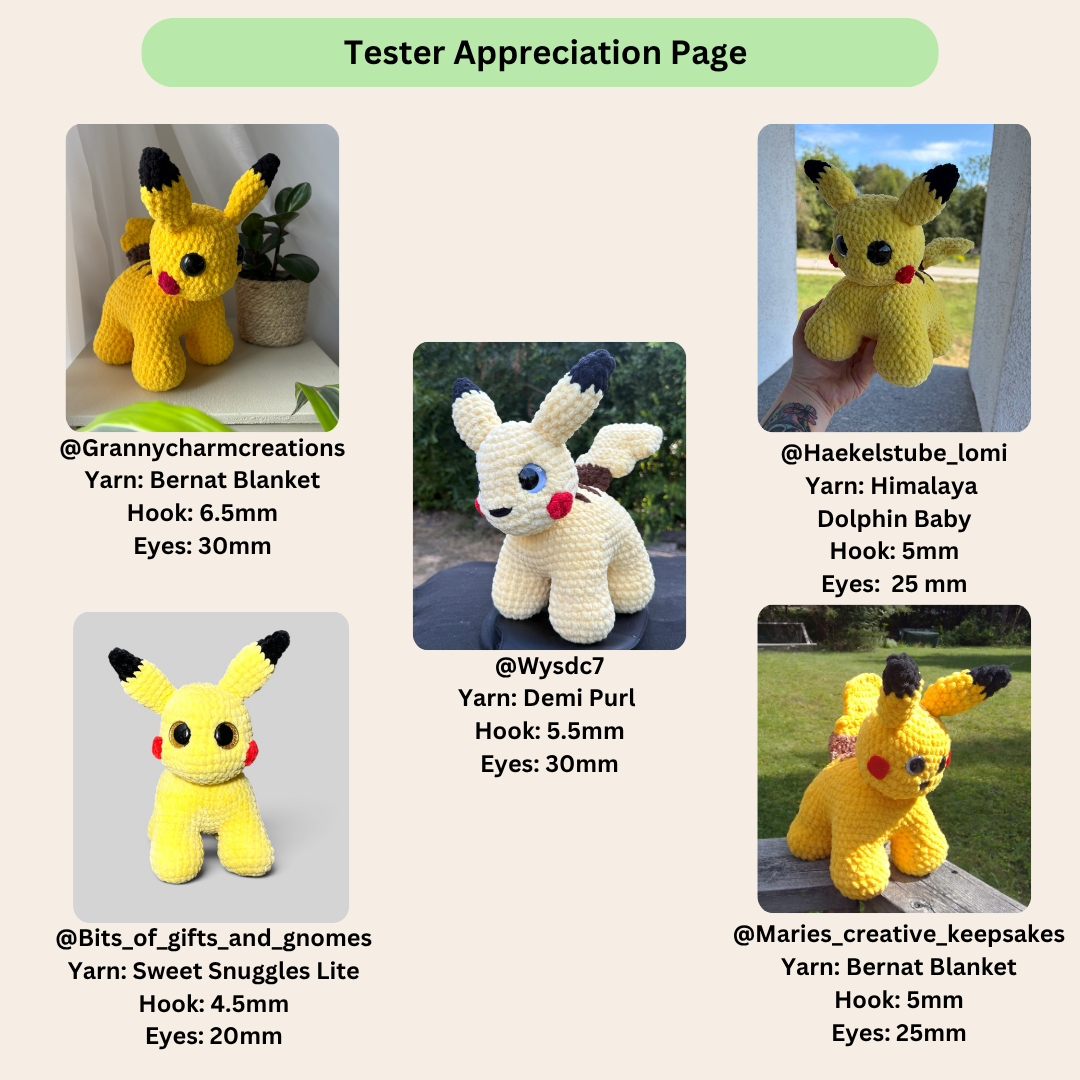 Big Buddies Bundle #1 (PDF Pattern)