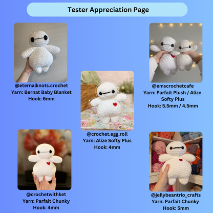 Chubby Robot (PDF Pattern)