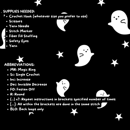 Callie the Ghost Kitty (PDF Pattern)
