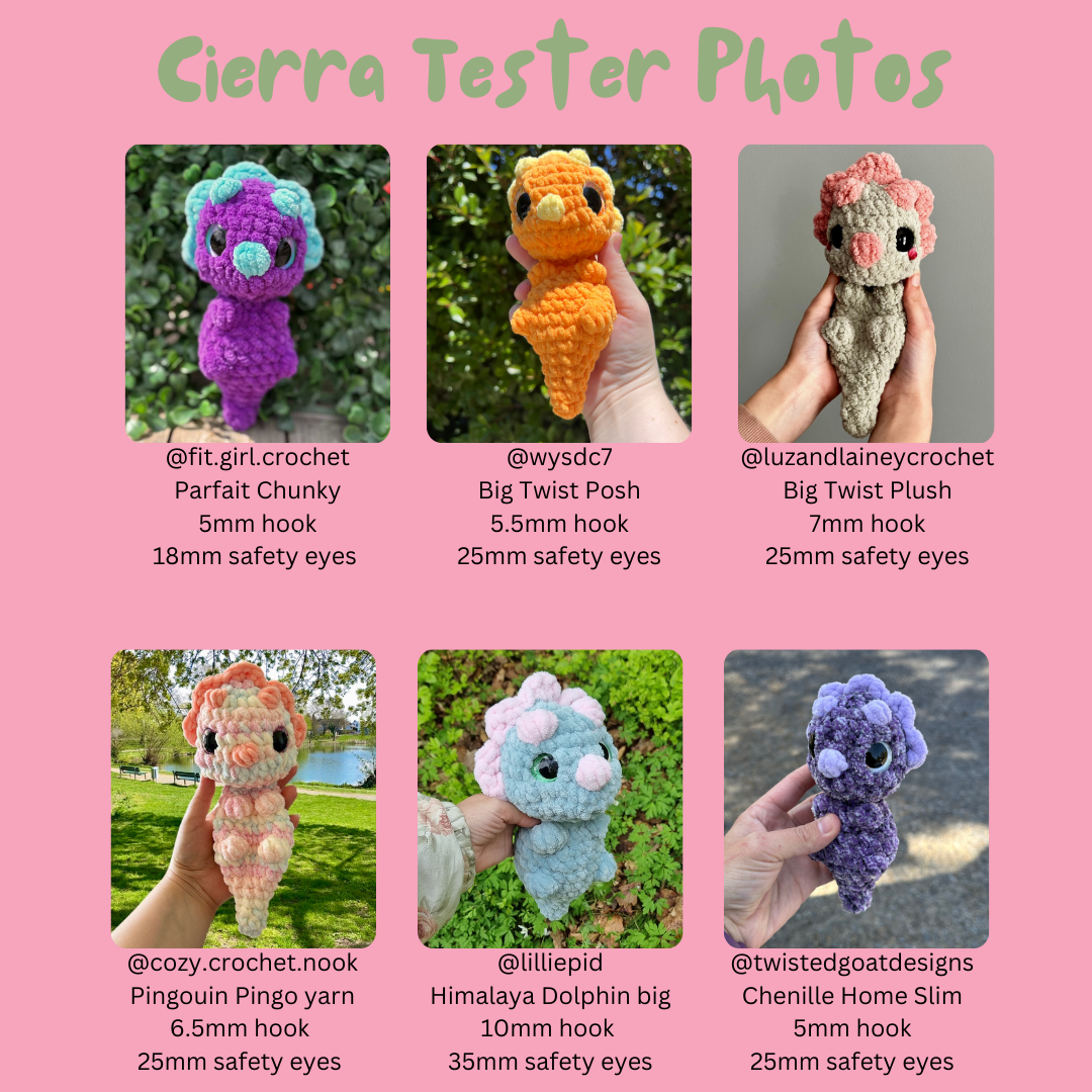 Baby Dino Bundle (PDF Pattern)