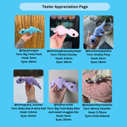 Lumi the Teeny Loch Ness Monster (PDF Pattern)