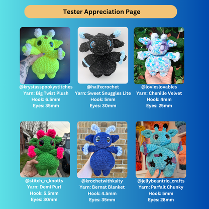 Galaxy the Chubby Alien (PDF Pattern)
