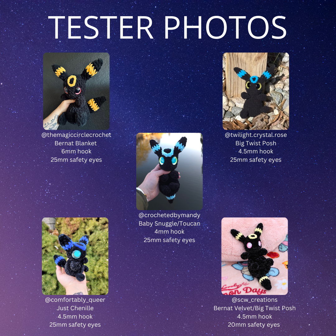 Moonlight the Dark Fox (PDF Pattern)