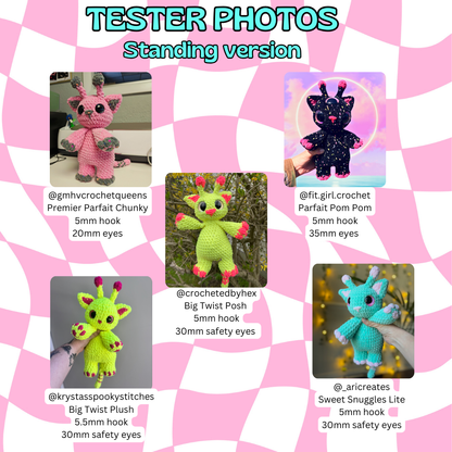 Xanthia the Alien Kitty (PDF Pattern)