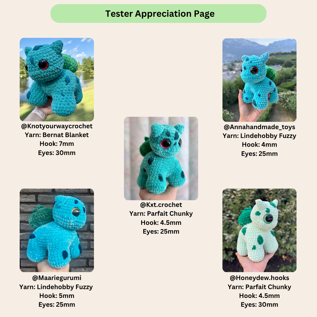Big Buddies Bundle #1 (PDF Pattern)