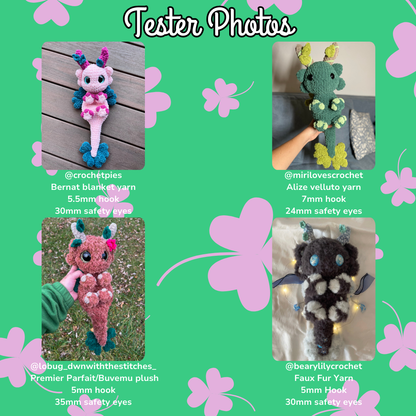 Clover the Forest Dragon (PDF Pattern)