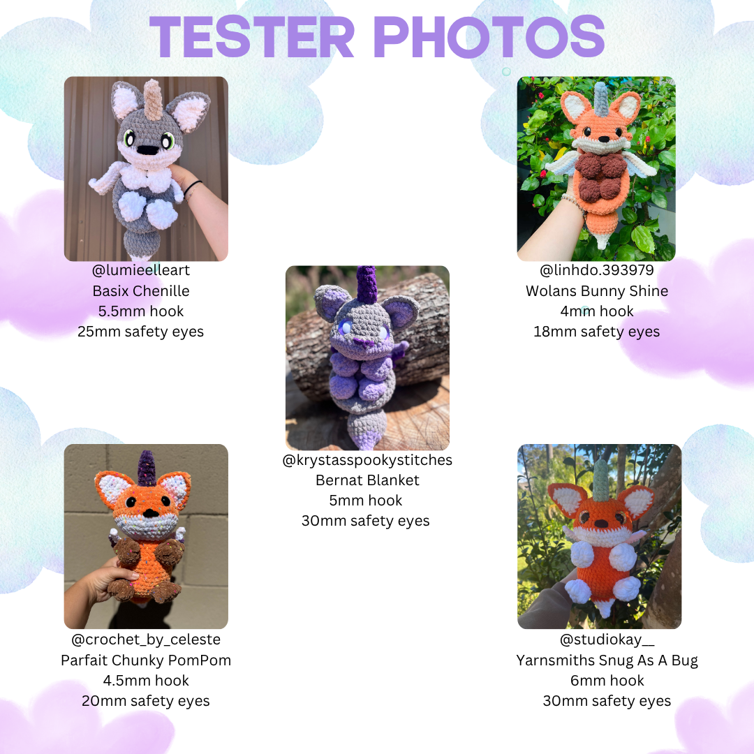 Pandora the Mythical Pup (PDF Pattern)