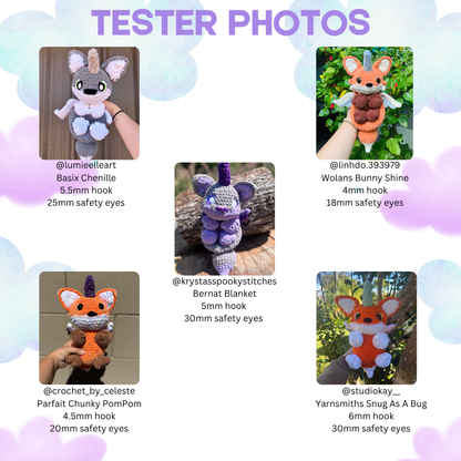 Pandora the Mythical Pup (PDF Pattern)