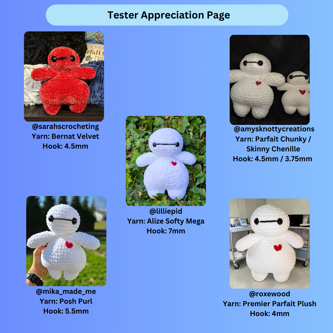 Chubby Robot (PDF Pattern)