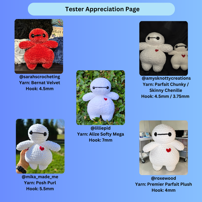 Chubby Robot (PDF Pattern)
