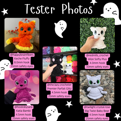 Callie the Ghost Kitty (PDF Pattern)