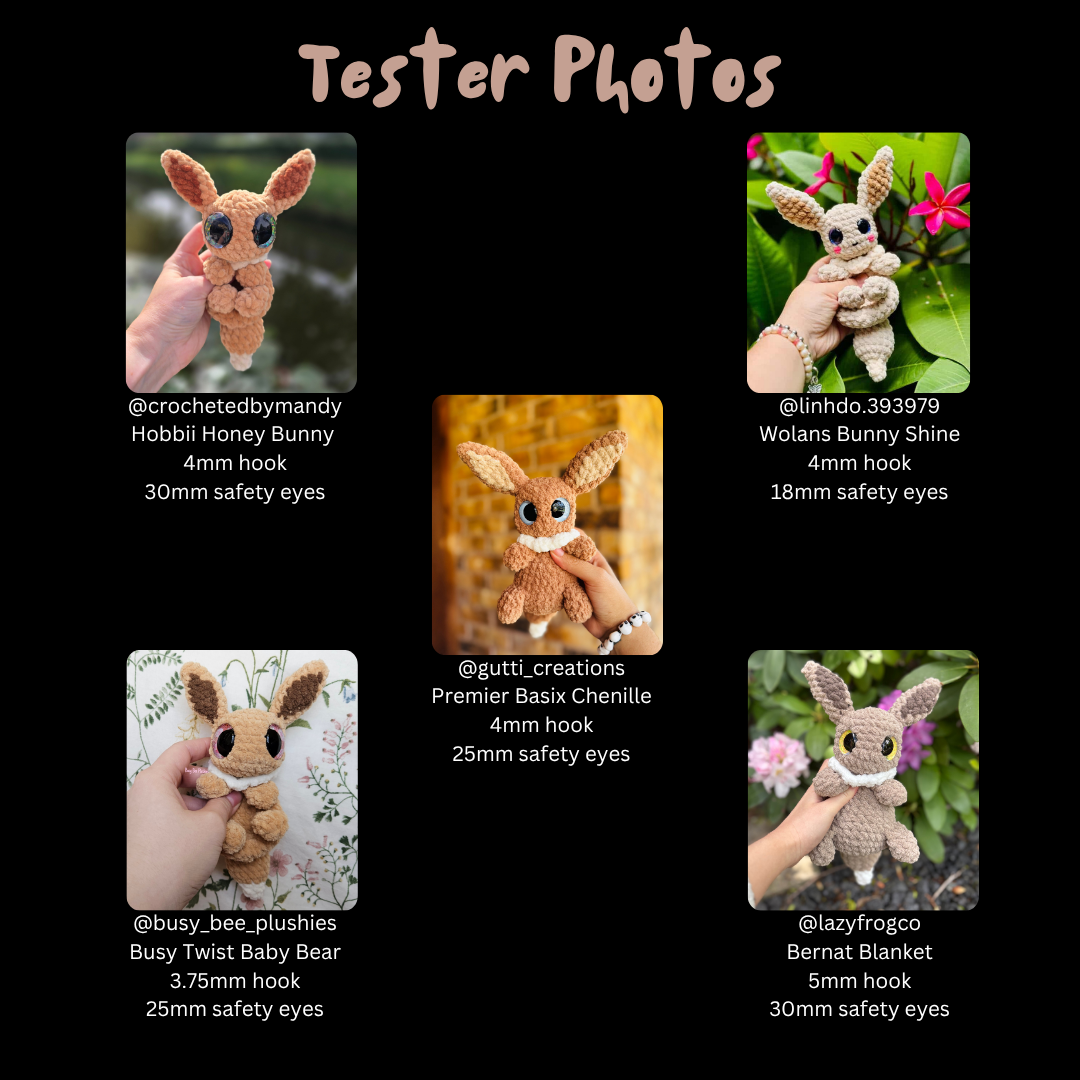 Everly the Evolving Fox (PDF Pattern)