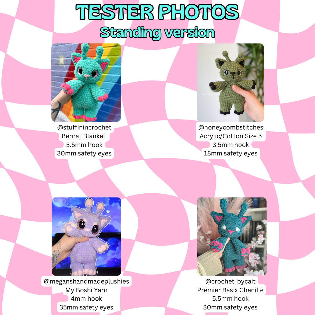 Xanthia the Alien Kitty (PDF Pattern)
