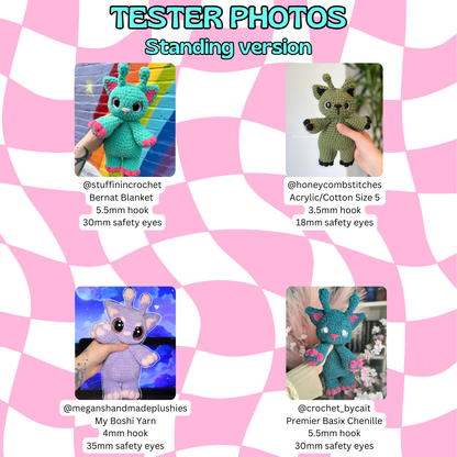 Xanthia the Alien Kitty (PDF Pattern)