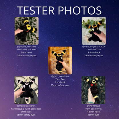 Moonlight the Dark Fox (PDF Pattern)