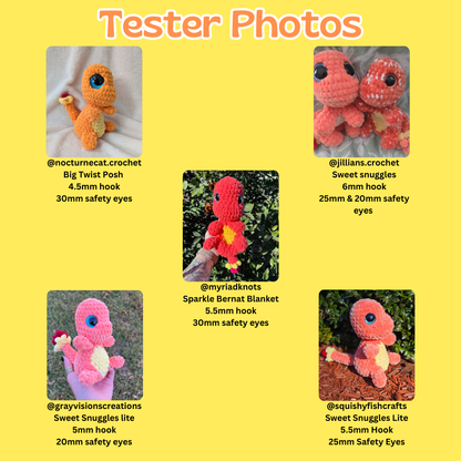 Phoenix the Fire Dragon (PDF Pattern)