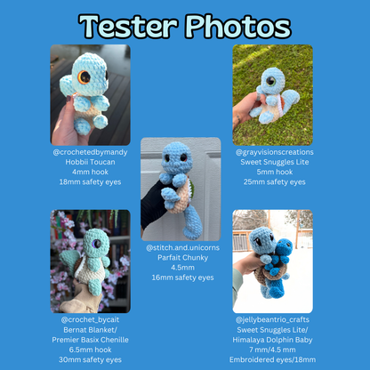 Bubbles the Hydro Turtle (PDF Pattern)