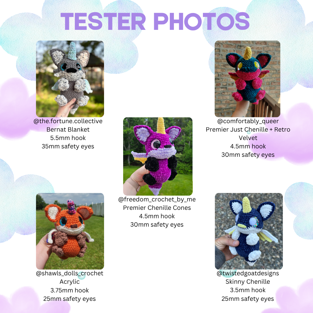Pandora the Mythical Pup (PDF Pattern)
