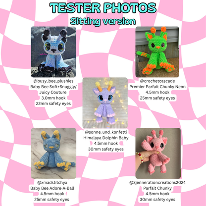 Xanthia the Alien Kitty (PDF Pattern)
