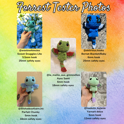 3-in-1 Mini Dragon Series (PDF Pattern Bundle)
