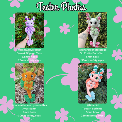 Clover the Forest Dragon (PDF Pattern)