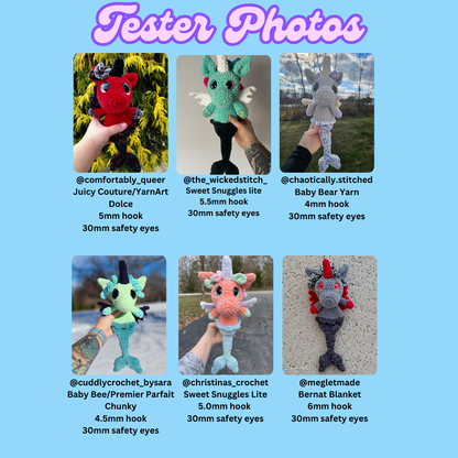 Nixie the Mermaid Unicorn (PDF Pattern)