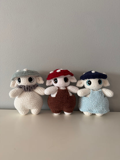 Button the Chubby Mushroom (PDF Pattern)