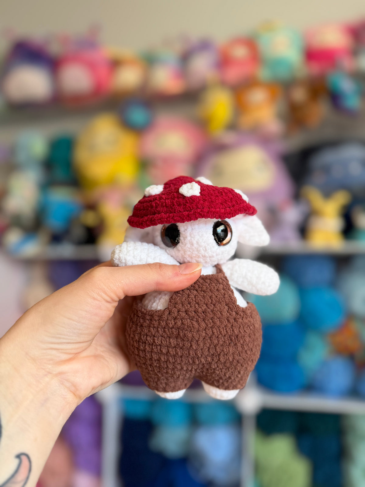 Button the Chubby Mushroom (PDF Pattern)