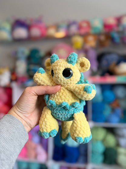 Eggatha the Mini Egg Dragon (PDF Pattern)