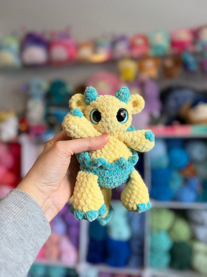 Eggatha the Mini Egg Dragon (PDF Pattern)