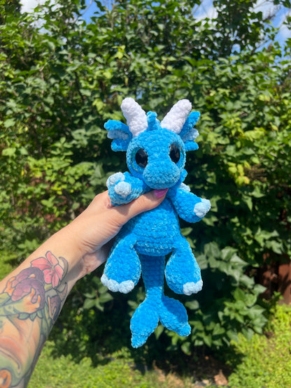 Aqua the Water Dragon (PDF Pattern)